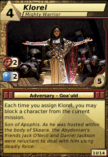 Klorel, Mighty Warrior